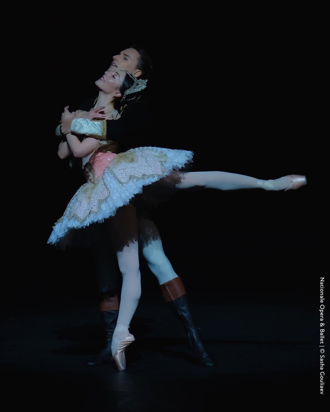The Sleeping Beauty (Prince Desiré) with Maia Makhateli, Photo by Sasha Gouliaev